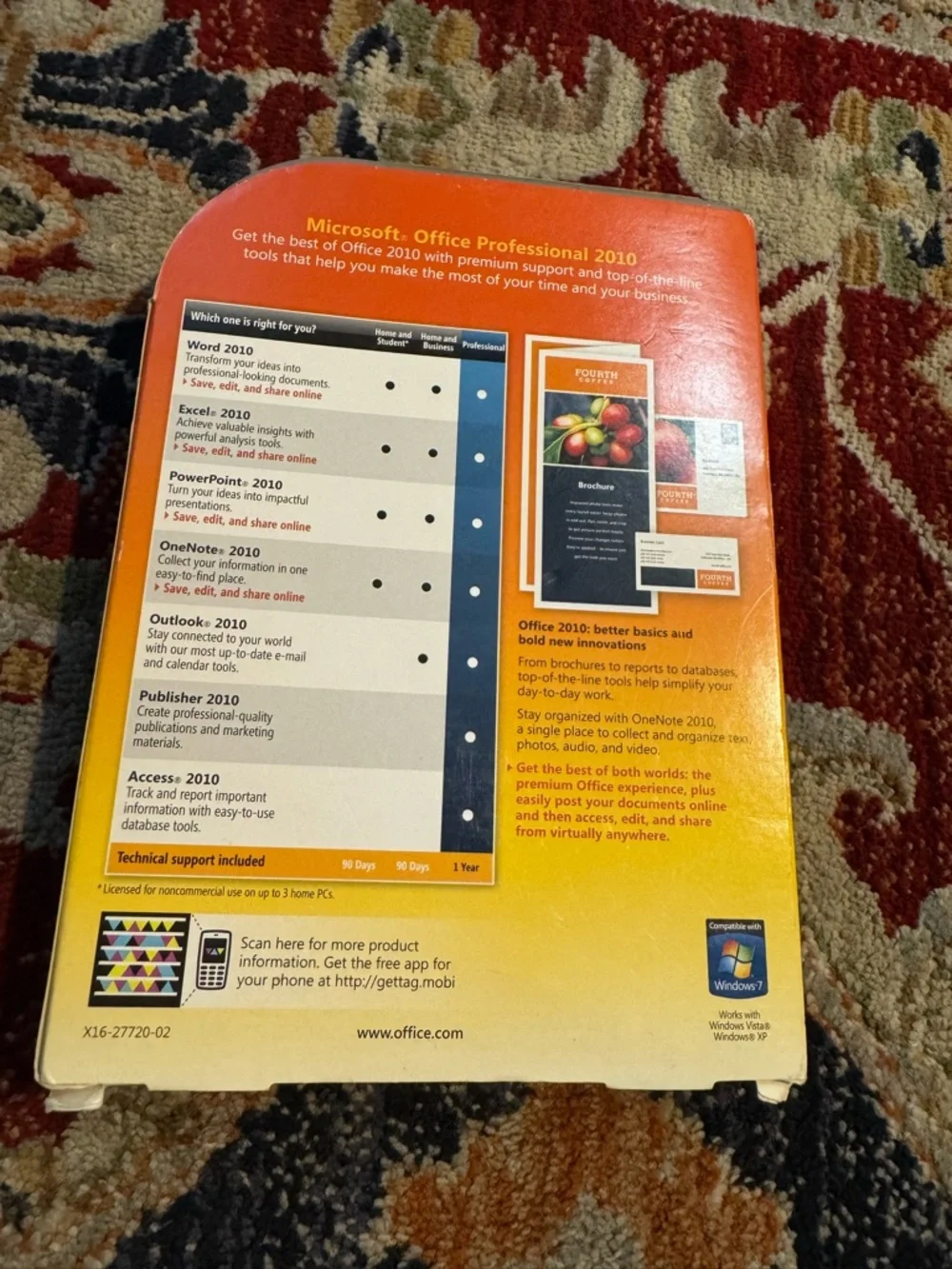 Microsoft Office Professional 2010 5 PCs Windows